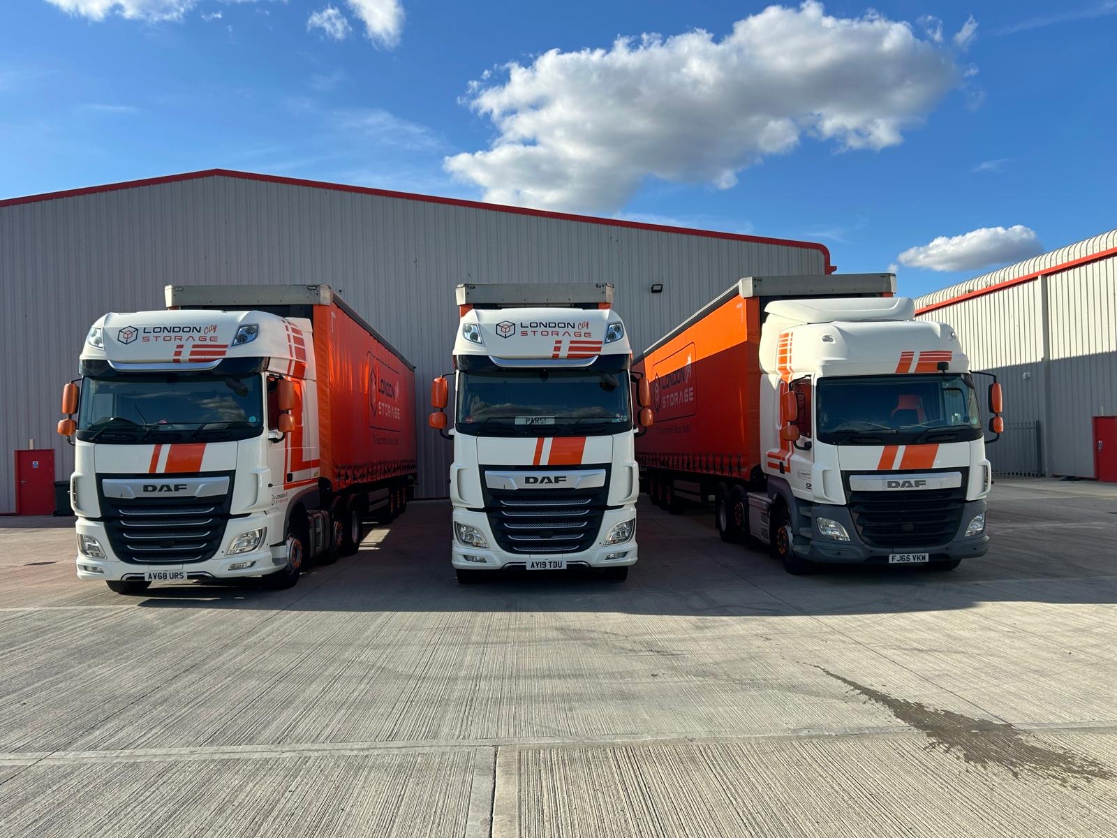 London City Storage Delivery Trucks